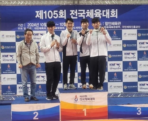 평택시청 레슬링팀, 전국체육대회 금‧동 1개씩 획득