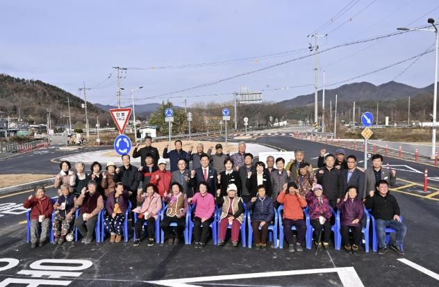 양평군, 송현1리 회전교차로 준공으로 안전한 도로 환경 조성