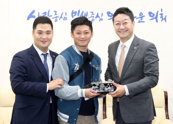 경기도의회 김진경 의장, 2일 ‘대만JC 잉거구 지부 방문단’ 접견