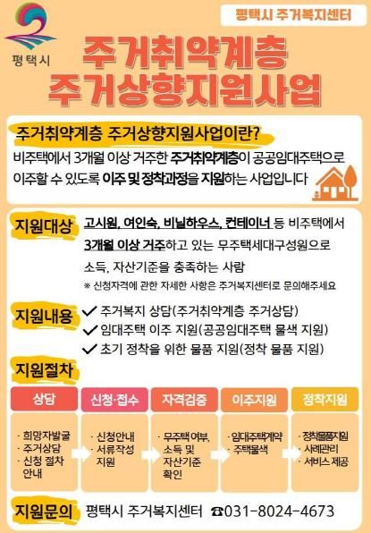 평택시, 주거복지센터 사업 본격 추진