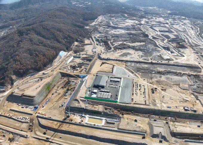 용인특례시 처인구 원삼면에 조성 중인 '용인 반도체클러스터 일반산업단지' 모습