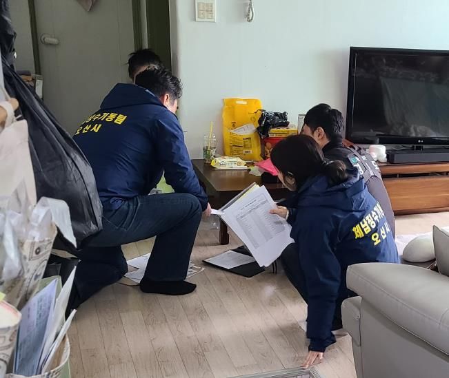 오산시, 고액 체납자 가택수색 및 동산 압류 단행