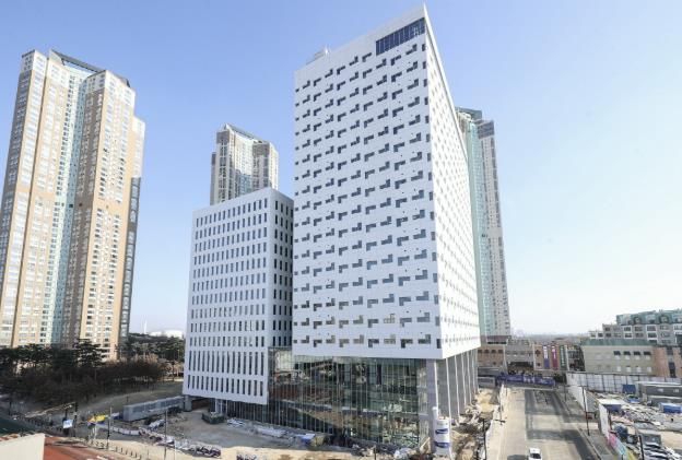 고양시 백석 업무빌딩 전경