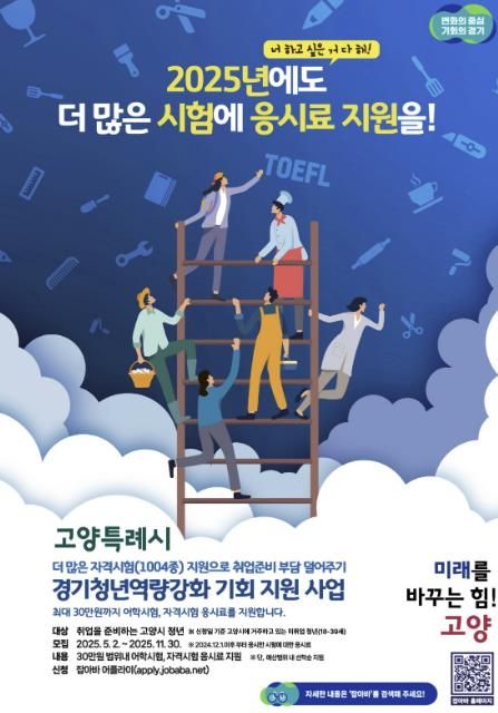 고양시 ‘경기청년역량강화 기회 지원 사업’홍보문