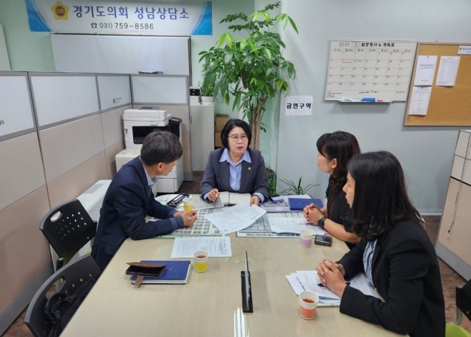 이서영 도의원, 간접흡연 민원 해결 위해 금연구역 지정 정담회 개최